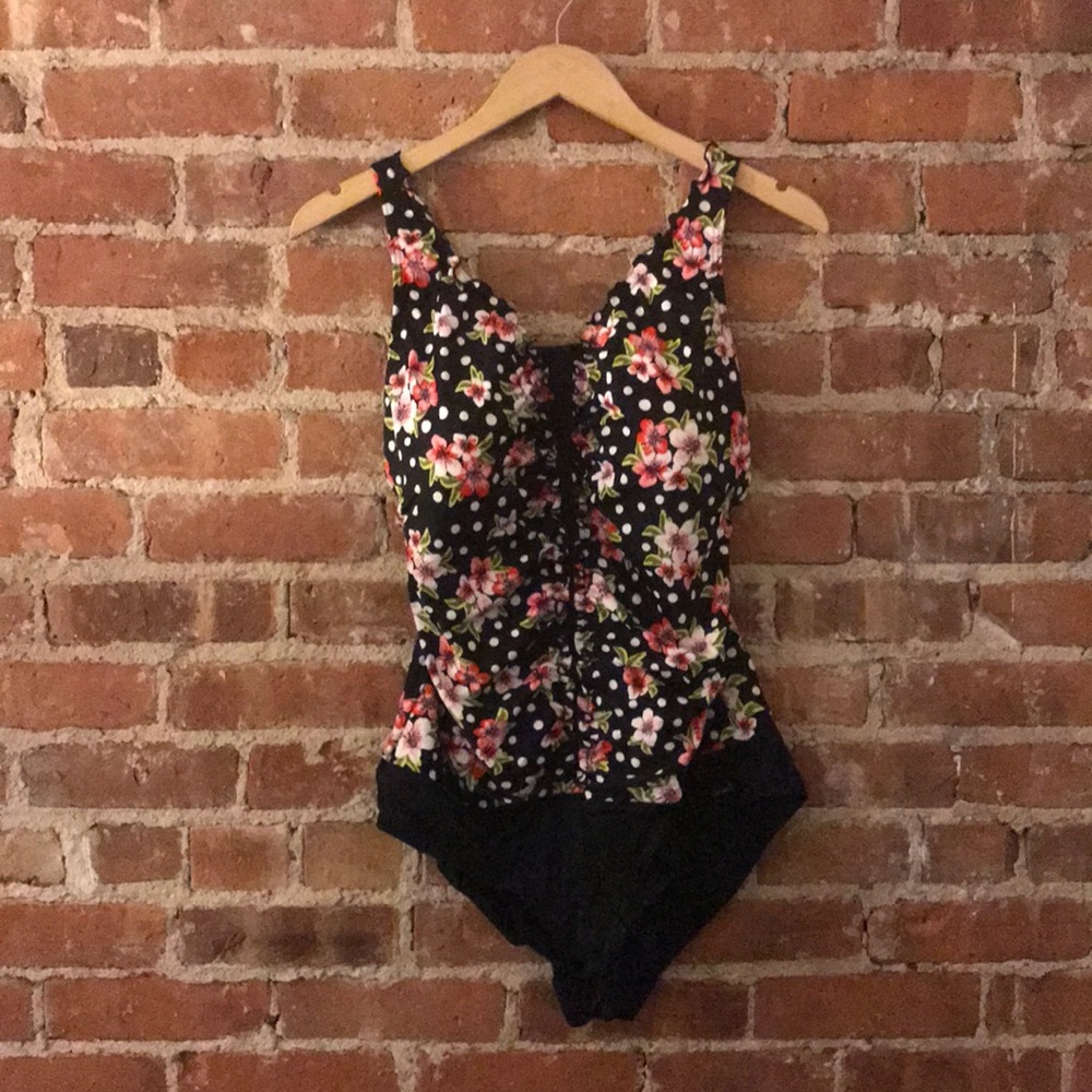 Lascano Flowered Swimsuit